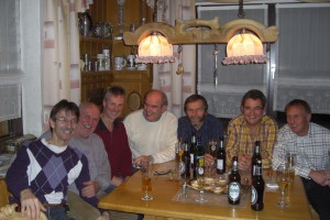 von links: Dr. Ulrich Seltsam, Siegfried Vogel, Konrad Krautschneider, Horst Elzenbeck, Bernd Geipel, Klaus Zügner