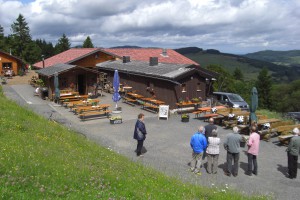 Beim Rundgang auf der Gemündener Hütte (Kreuzberg)